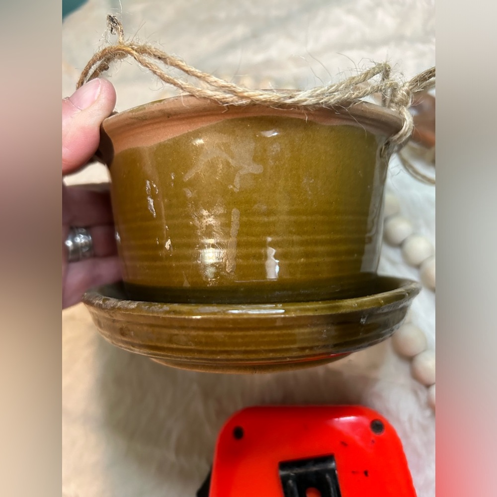 Small McCoy pottery planter